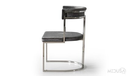 Medusa Home Mobilya - Selux Gri Sandalye