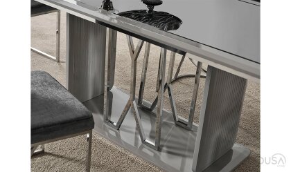 Medusa Home Mobilya - Selux Gri Yemek Masası