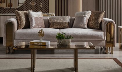 Medusa Home - Selux Üçlü Koltuk