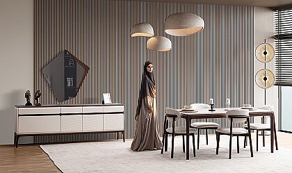 Medusa Home - Siesta Amerikan Ceviz Yemek Odası