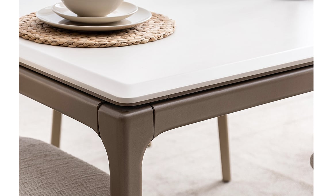 Medusa Home Mobilya - Siesta Bronz Açılır Yemek Masası