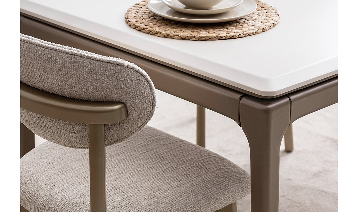 Medusa Home Mobilya - Siesta Bronz Açılır Yemek Masası