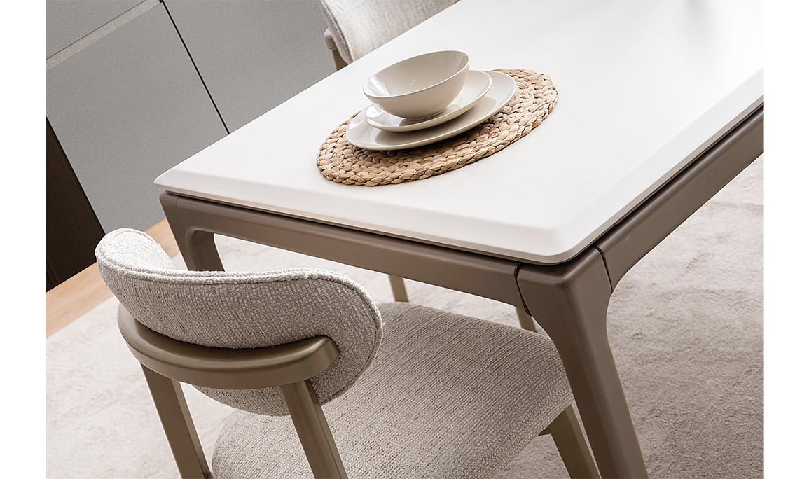 Medusa Home Mobilya - Siesta Bronz Açılır Yemek Masası