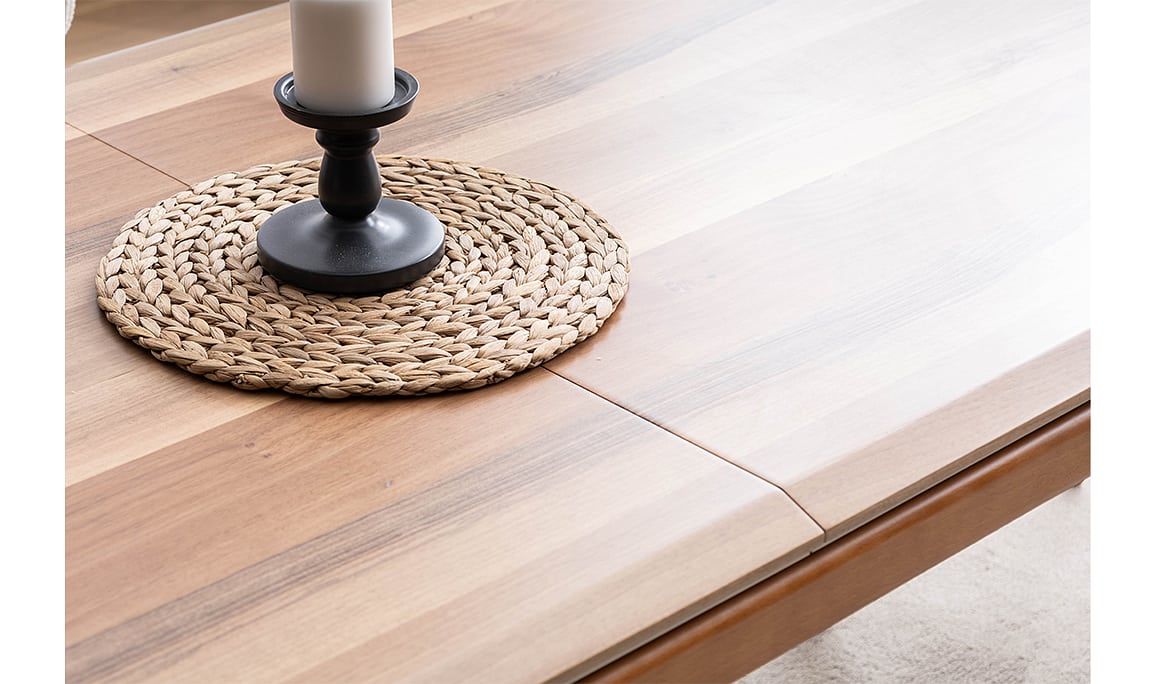 Medusa Home Mobilya - Siesta Yerli Ceviz Açılır Yemek Masası