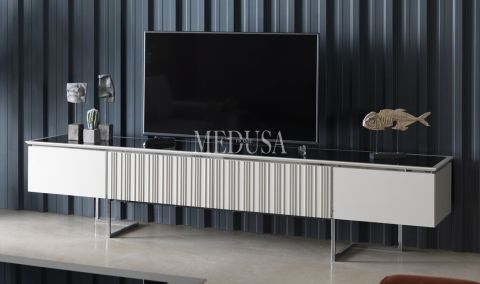 Medusa Home - Silver Tv Sehpası