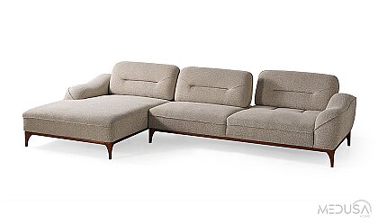 Medusa Home Mobilya - Sista Ceviz Relax Köşe Takımı
