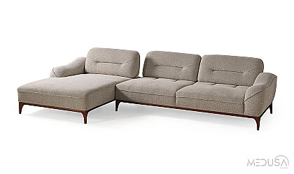 Medusa Home Mobilya - Sista Ceviz Relax Köşe Takımı