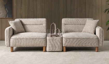 Medusa Home - Skylo Sehpalı Üçlü Koltuk