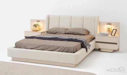 Medusa Home Mobilya - Solea Glass Yatak Odası
