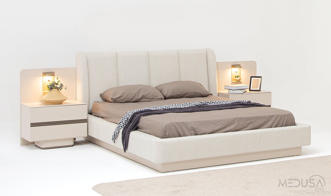 Medusa Home Mobilya - Solea Glass Yatak Odası