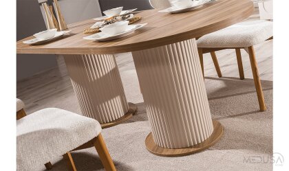 Medusa Home Mobilya - Stacy Bohem Yemek Masası