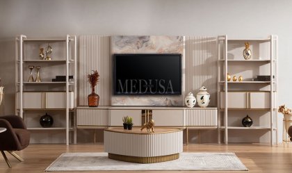 Medusa Home - Stefano Tv Ünitesi Tam Set