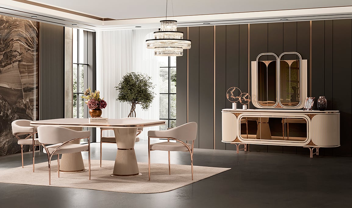 Medusa Home Mobilya - Stella Luxury Yemek Odası