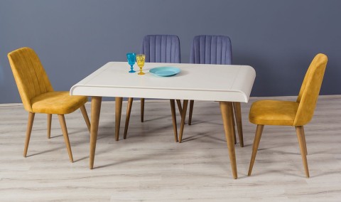 Medusa Home - Stil Beyaz Mutfak Seti