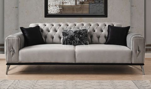 Medusa Home - Stronger Üçlü Koltuk Gri