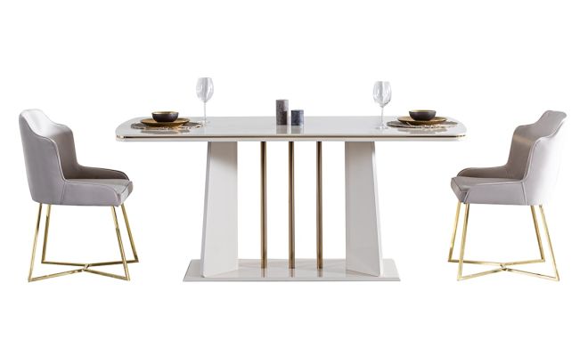 Titanium Gold Yemek Masası (1)