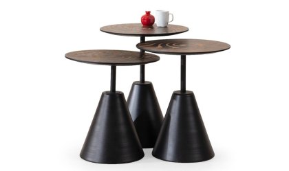 Medusa Home - Touch Black Zigon Sehpa