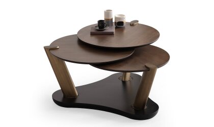 Medusa Home Mobilya - Trio Ceviz Orta Sehpa - Ceviz Orta Sehpa