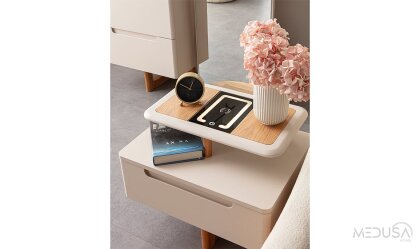 Medusa Home Mobilya - Tuana Şarj İstasyonlu Komodin