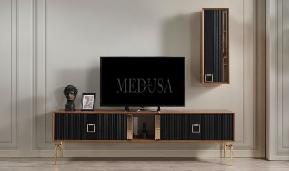 Medusa Home - Uludağ Siyah Tv Ünitesi
