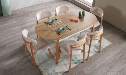 Medusa Home Mobilya - Valier Bohem Yemek Odası