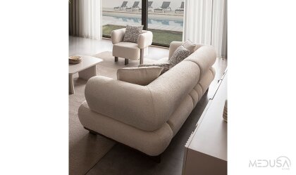 Medusa Home Mobilya - Vega Üçlü Koltuk