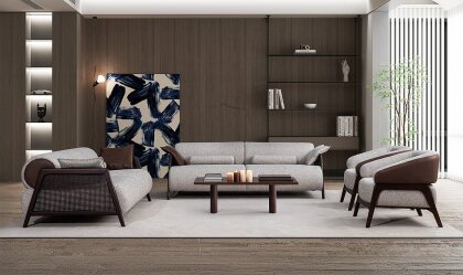 Medusa Home - Velicon Kahve Koltuk Takımı