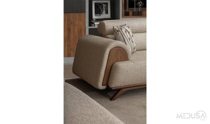 Medusa Home Mobilya - Venedik Üçlü Koltuk