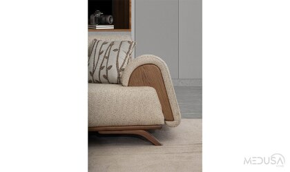 Medusa Home Mobilya - Venedik Üçlü Koltuk