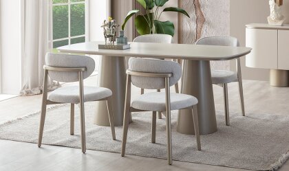 Medusa Home Mobilya - Vitor Bronz Yemek Masası