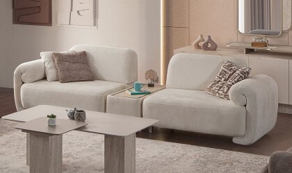 Medusa Home - Vivo Sehpalı Üçlü Koltuk