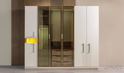 Medusa Home - Vizon 6 Kapılı Gardırop