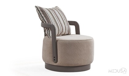 Medusa Home - Vizyon Beige Berjer