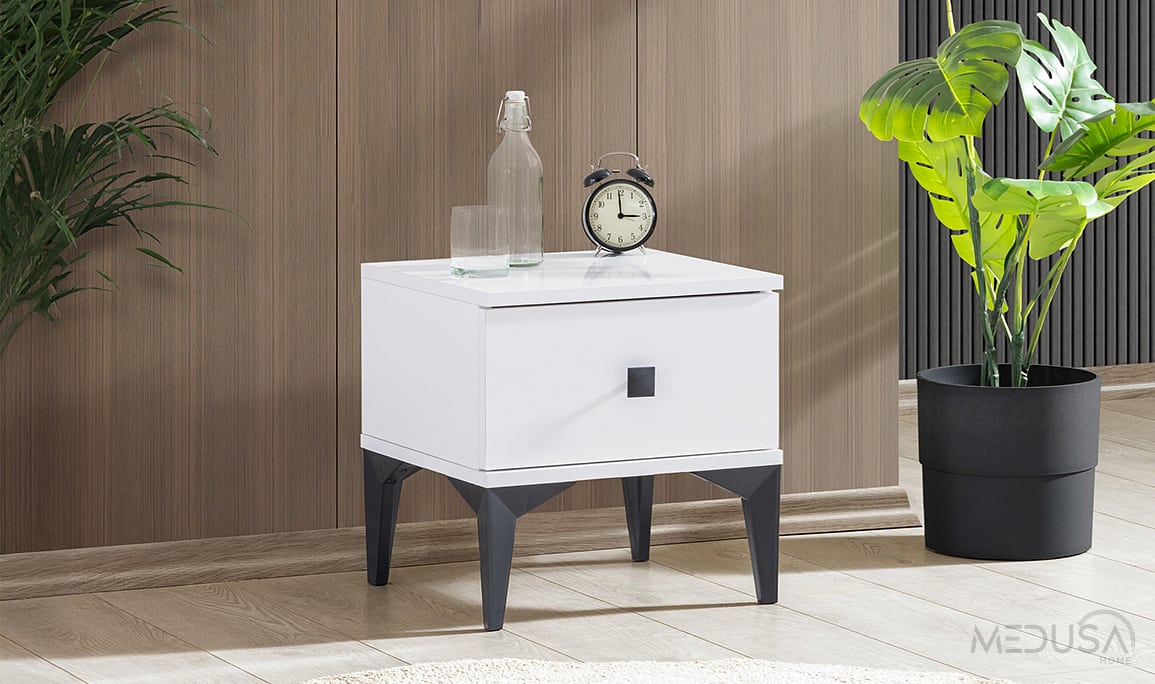 Medusa Home Mobilya - White Komodin
