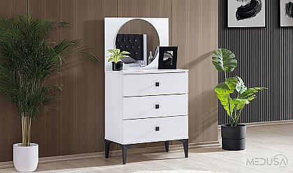 Medusa Home - White Şifonyer
