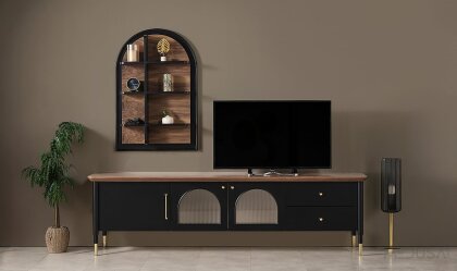 Medusa Home - Yıldız Siyah Tv Ünitesi