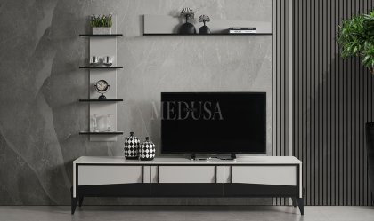 Medusa Home - Yonca Sis Grisi Tv Ünitesi