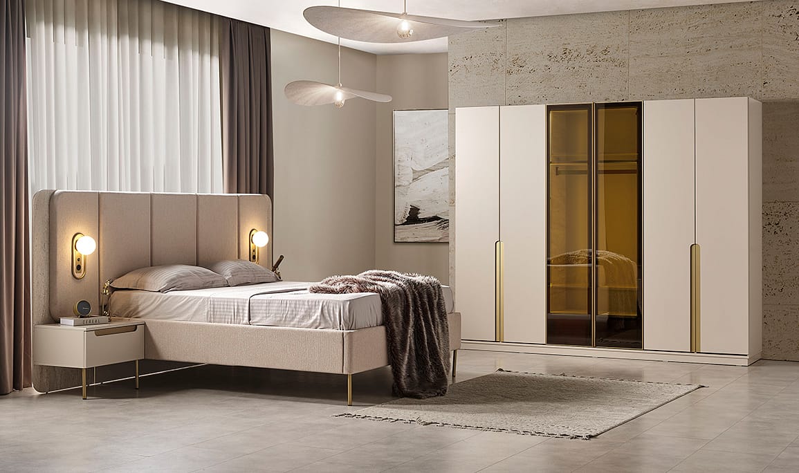 Medusa Home Mobilya - Zara Gold Yatak Odası - Modern Yatak Odası Medusa Home Mobilya - Zara Gold Yatak Odası - Modern Yatak Odası
