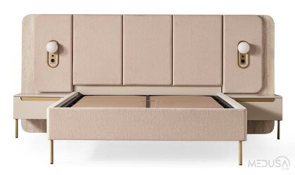 Medusa Home Mobilya - Zara Gold Yatak Odası