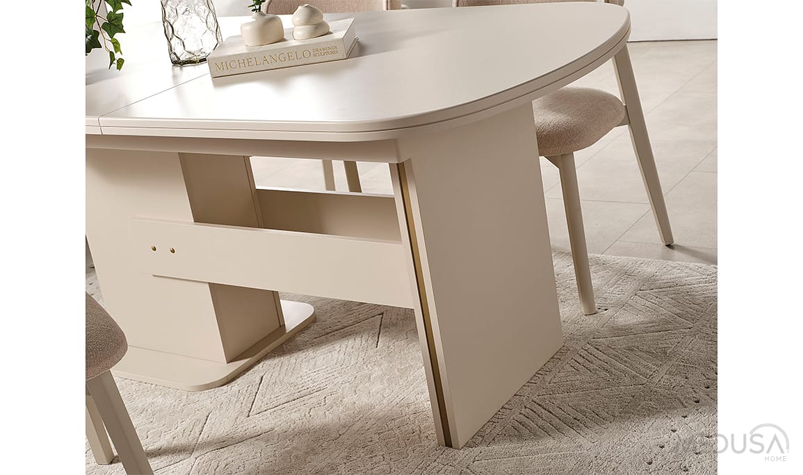 Medusa Home Mobilya - Zara Gold Yemek Masası