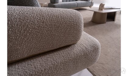 Medusa Home Mobilya - Zenith Krem Üçlü Koltuk